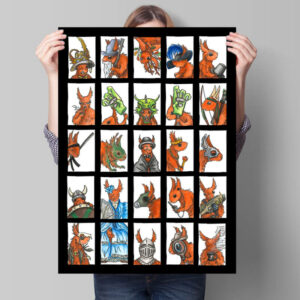 A1 Poster "De Bende van Roodstaart"