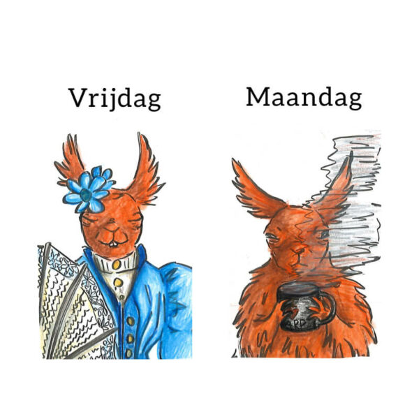 Emaille mok - "Vrijdag Maandag" - Afbeelding 2