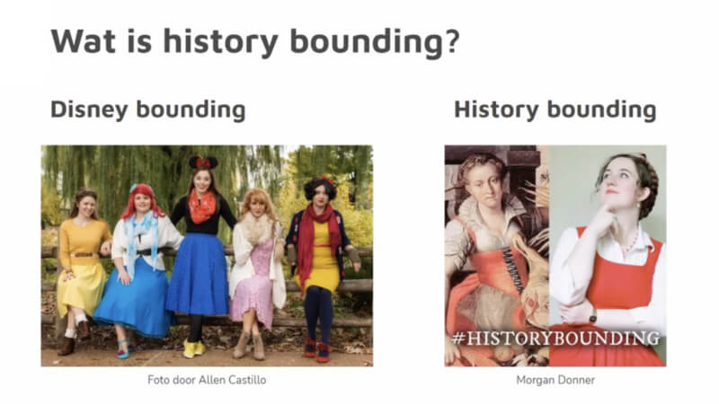 Kostuumontwerp en history bounding: een casestudy