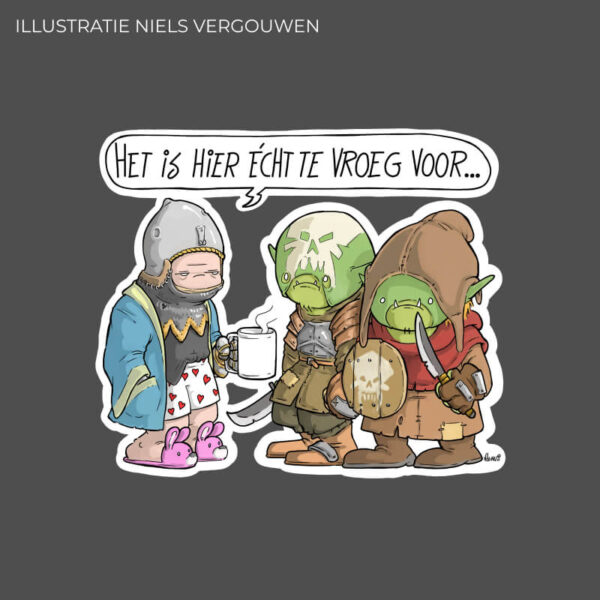 Emaille Mok “Het is hier écht te vroeg voor” - Afbeelding 2