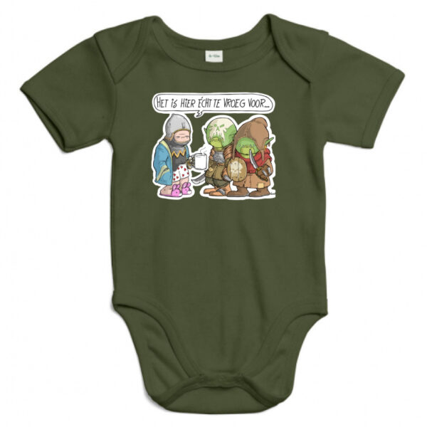 Babyromper "Het is hier écht te vroeg voor" - Afbeelding 2