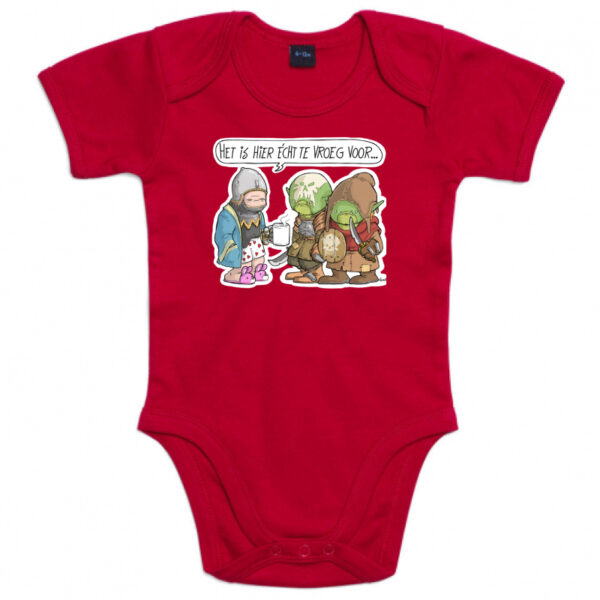 Babyromper "Het is hier écht te vroeg voor" - Afbeelding 3