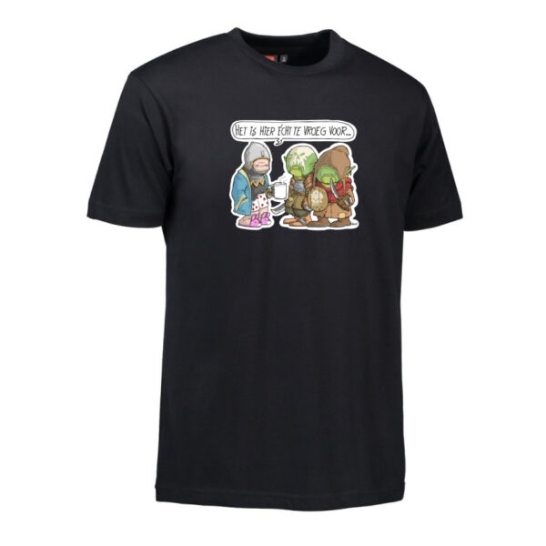 T-shirt "Het is hier écht te vroeg voor" - Afbeelding 7