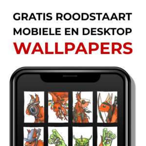 Gratis wallpapers "De Bende van Roodstaart"