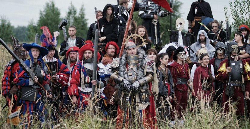 30 minuten video van EPISCHE Russische Warhammer LARP!